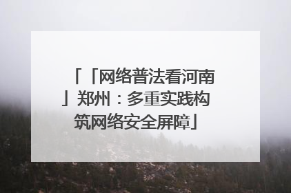 「网络普法看河南」郑州：多重实践构筑网络安全屏障