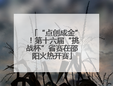 “点创成金”！第十六届“挑战杯”省赛在邵阳火热开赛