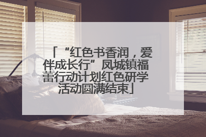 “红色书香润，爱伴成长行”凤城镇福蕾行动计划红色研学活动圆满结束