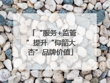 “服务+监管”提升“仰韶大杏”品牌价值