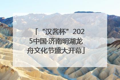 “汉酱杯”2025中国·济南明湖龙舟文化节盛大开幕