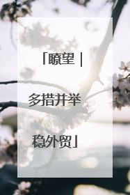 瞭望｜多措并举稳外贸