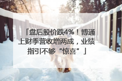盘后股价跌4%！博通上财季营收增两成，业绩指引不够“惊喜”