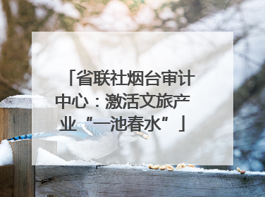 省联社烟台审计中心：激活文旅产业“一池春水”