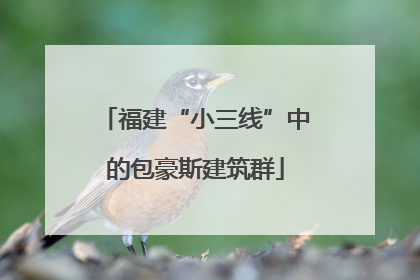 福建“小三线”中的包豪斯建筑群