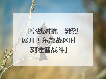 空战对抗，激烈展开！东部战区时刻准备战斗