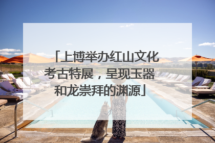 上博举办红山文化考古特展，呈现玉器和龙崇拜的渊源