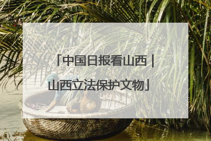 中国日报看山西｜山西立法保护文物