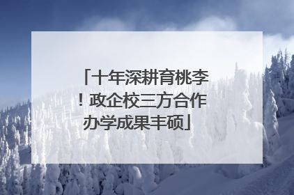 十年深耕育桃李！政企校三方合作办学成果丰硕