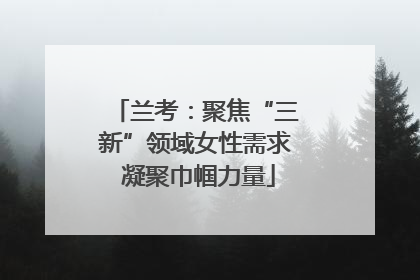 兰考：聚焦“三新”领域女性需求 凝聚巾帼力量