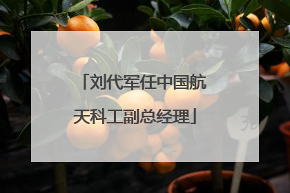刘代军任中国航天科工副总经理