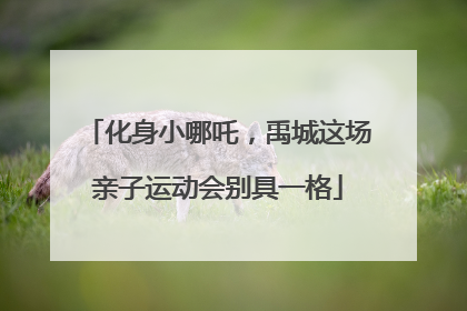 化身小哪吒，禹城这场亲子运动会别具一格