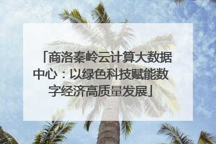 商洛秦岭云计算大数据中心：以绿色科技赋能数字经济高质量发展