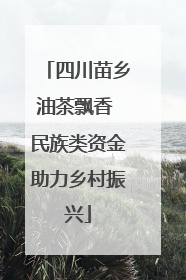 四川苗乡油茶飘香 民族类资金助力乡村振兴