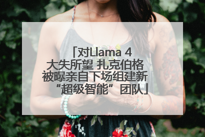 对Llama 4大失所望 扎克伯格被曝亲自下场组建新“超级智能”团队