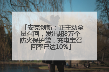 安克创新：正主动全量召回，发出超8万个防火保护袋，充电宝召回率已达10%