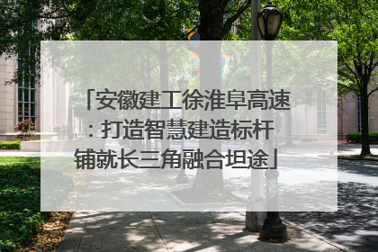 安徽建工徐淮阜高速：打造智慧建造标杆 铺就长三角融合坦途