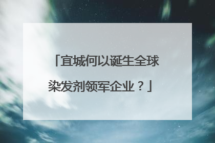 宜城何以诞生全球染发剂领军企业？