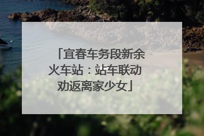 宜春车务段新余火车站：站车联动劝返离家少女