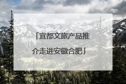 宜都文旅产品推介走进安徽合肥