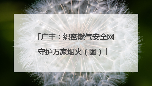 广丰：织密燃气安全网 守护万家烟火（图）