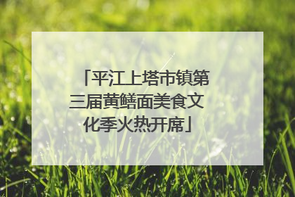 平江上塔市镇第三届黄鳝面美食文化季火热开席