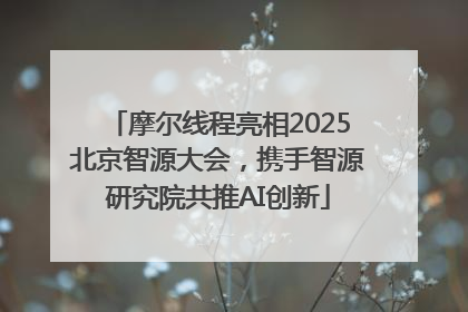 摩尔线程亮相2025北京智源大会，携手智源研究院共推AI创新