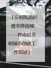 文明风涌起 蝶变桦南城——桦南县文明城市创建工作综述