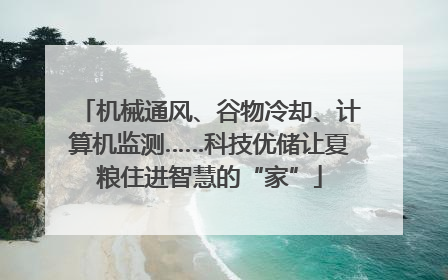 机械通风、谷物冷却、计算机监测……科技优储让夏粮住进智慧的“家”