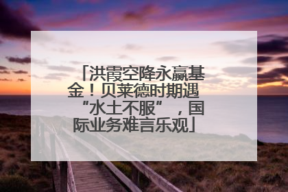 洪霞空降永赢基金！贝莱德时期遇“水土不服”，国际业务难言乐观