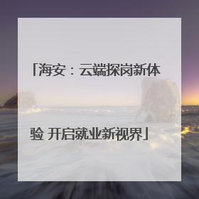 海安：云端探岗新体验 开启就业新视界