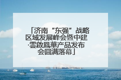 济南“东强”战略区域发展峰会暨中建·雲啟鳳華产品发布会圆满落幕