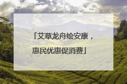 艾草龙舟绘安康，惠民优惠促消费
