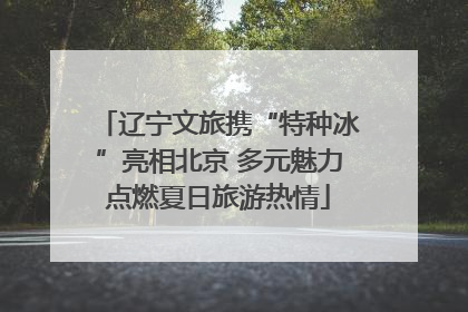 辽宁文旅携“特种冰”亮相北京 多元魅力点燃夏日旅游热情