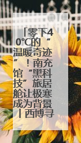 零下40℃的“温暖奇迹”！南充馆“黑科技”旅居舱让极寒成为背景丨西博寻“新”记
