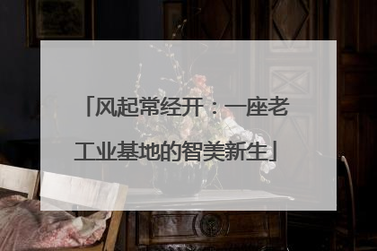 风起常经开：一座老工业基地的智美新生