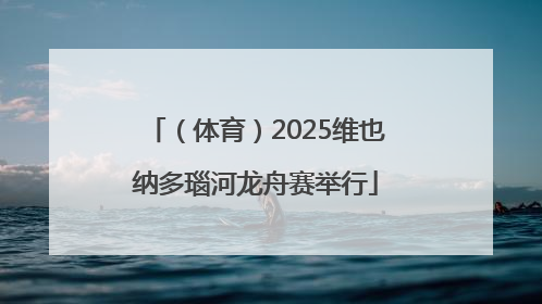 （体育）2025维也纳多瑙河龙舟赛举行