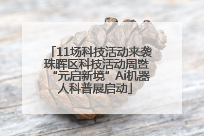 11场科技活动来袭 珠晖区科技活动周暨“元启新境”Ai机器人科普展启动